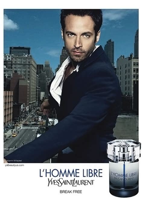 ysl benjamin millepied|Benjamin Millepied for YSL L’Homme Libre .